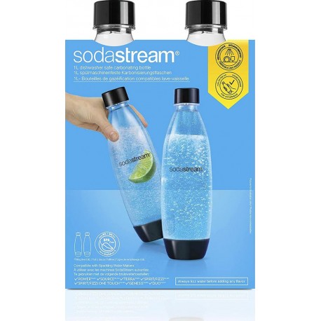 SODASTREAM SODAS.PACK 2 BTLE 1L LAVE VAIS