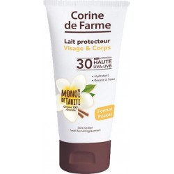 Corine de Farme Lait Protecteur Visage & Corps SPF 30 Monoï de Tahiti 50ml (lot de 2)