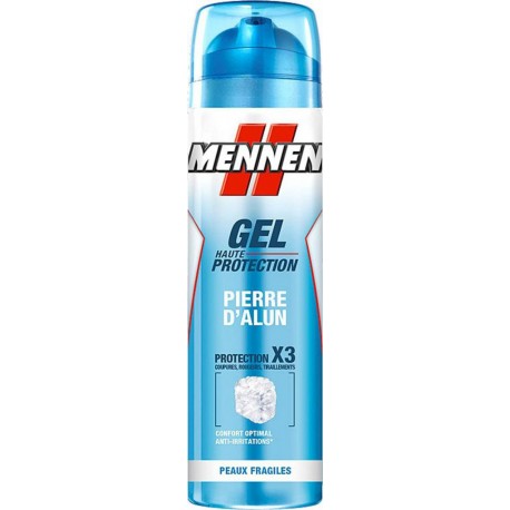 Mennen Gel Haute Protection Pierre d’Alun Peaux Fragiles 200ml (lot de 4)