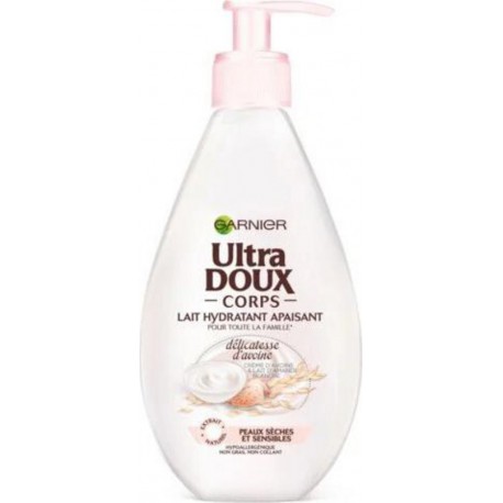 Garnier Lait hydratant apaisant délicatesse d'avoine ULTRA DOUX 400ml