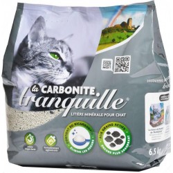 TRANQUILLE Litière minérale Carbonite Agglomérante pour chats 5L 6,5Kg