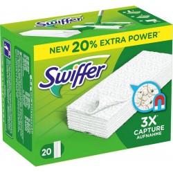 Swiffer Lingettes Sèches pour le Balai Sweeper x20