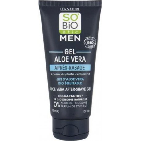 SO'BiO Gel après-rasage Men Aloe vera 100ml
