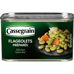 Cassegrain Flageolets Cuisinés Extra Fins 400g (lot de 5)