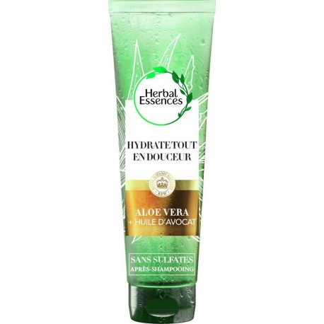 HERBAL ESSENCES Après-Shampoing Aloe Vera Et Huile D’Avoca 180ml bouteille 225ml