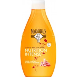 Le Petit Marseillais Douche Nutrition Intense Huile d’Argan et Fleur d’Oranger 250ml (lot de 8)