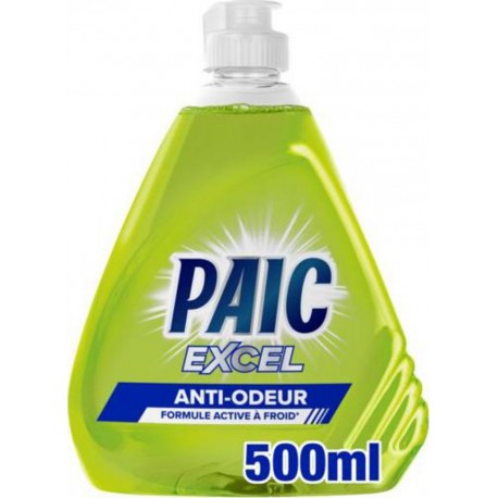 Paic Liquide vaisselle Excel Anti-odeur 500ml