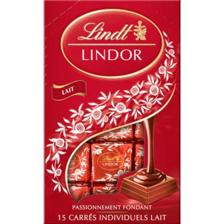 Lindt Lindor Carrés Lait