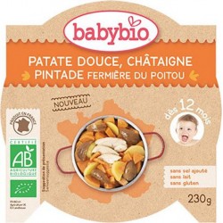 BABYBIO PATATE DOUCE CHATAIGNE DU POITOU 230g