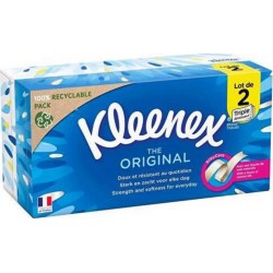 KLEENEX MOUCHOIRS The Original x2 boîtes