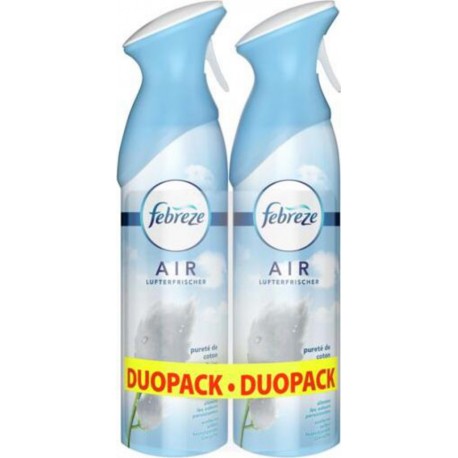 Febreze Aérosol Pureté coton 2x300ml