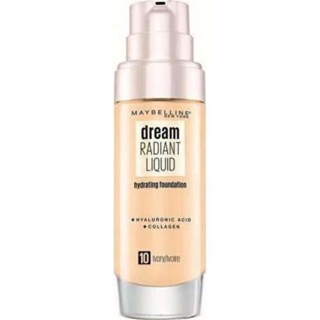 Maybelline DREAM RADIANT LIQUID 10 Ivoire GEMEY 30ml