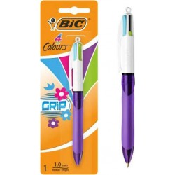 BIC S.BILLE 4 COUL. FUN GRIP