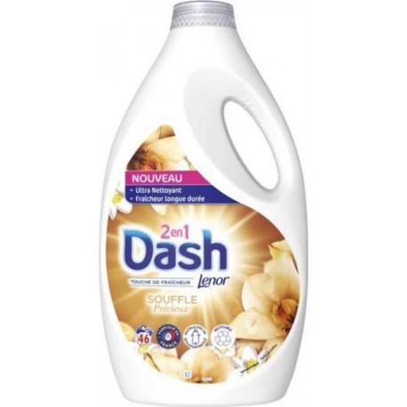 DASH Lessive Liquide Souffle Précieux x46 2.3L