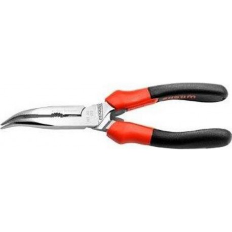 Pince à bec 1/2 ronde coudée standard Facom 160 mm