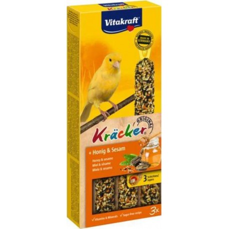 VITAKRAFT Friandises pour Canaris sésame & miel 90g