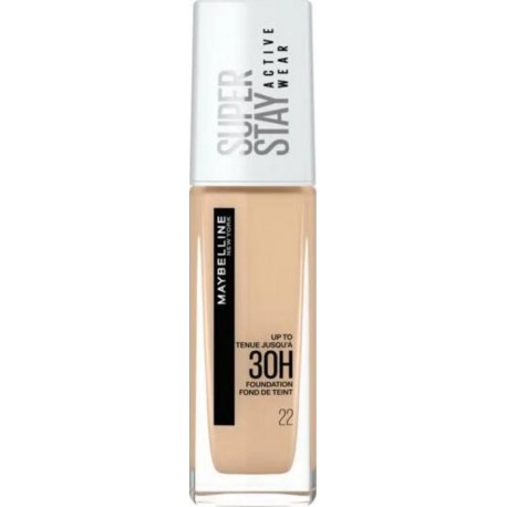 Fond de Teint Liquide Superstay 30H Longue Tenue 22 Miel Clair MAYBELLINE NEW YORK 30ml