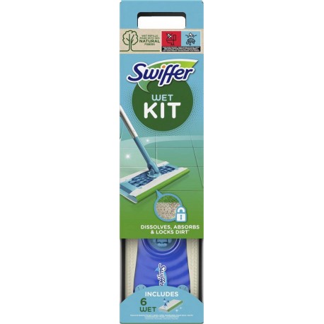 SWIFFER BALAI ANTI POUSSIERE WET HUMIDE x6