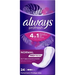 Always PANTYLINERS NORMAL 4in1 PROFRESH x24