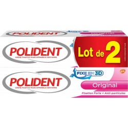 Polident Crème adhésive Original mentholé 2x40g 80g