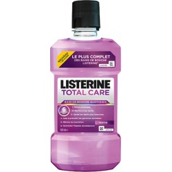 Listerine Bain De Bouche Total Care Le Plus Complet Menthe 500ml (lot de 3)