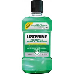 Listerine Bain De Bouche Protection Dents Et Gencives Menthe Fraîche 500ml (lot de 3)