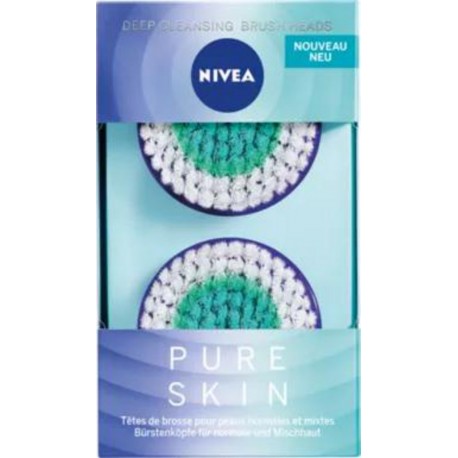 NIVEA PURE SKIN EMBOUT DEEP X2 2 brosses