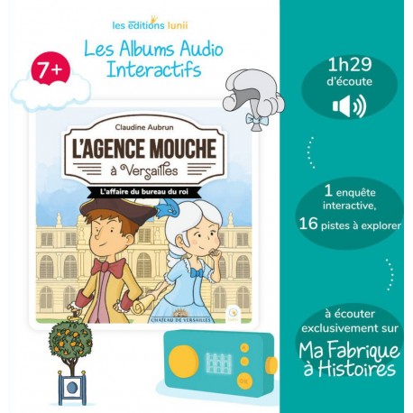 LUNII ALBUM AUDIO L'AGENCE MOUCHE A VERSAILLES