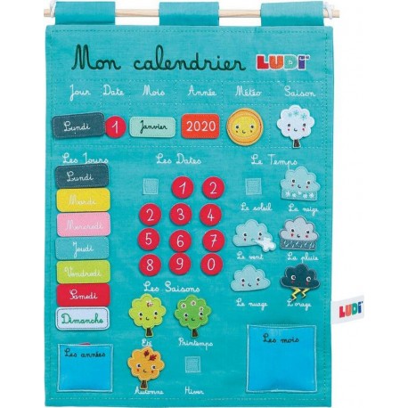 LUDI CALENDRIER BASIC BLEU