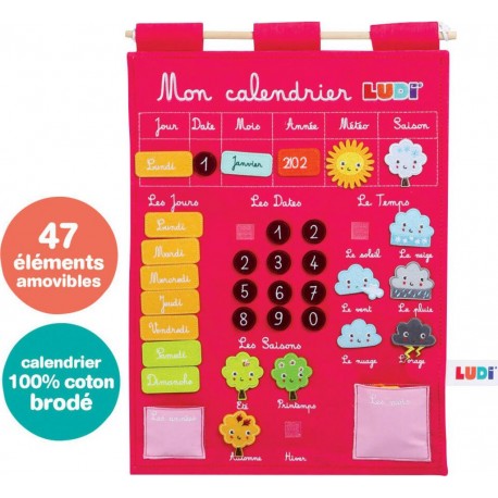 LUDI CALENDRIER BASIC ROSE