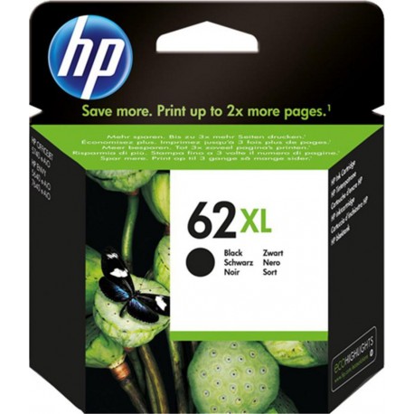 HP Cartouche d’Encre 62 XL Noir (lot de 2)