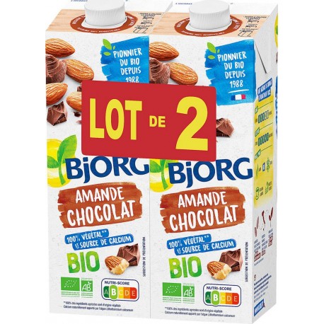 Bjorg bio Amande Chocolat 2x1L 2L