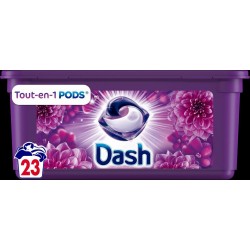 Dash Lessive Pods Bouquet Mystère 23 Doses