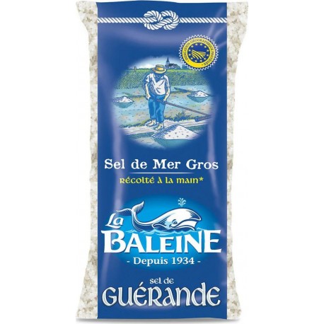 LA BALEINE BALEINE GROS SEL GUERAND 800g