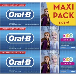 Oral-B Oral B Dentifrice junior Reine des neiges 3x75ml 225ml