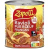 Zapetti Ravioli Pur Bœuf Français Blé Complet 4/4 800g 3021690029093