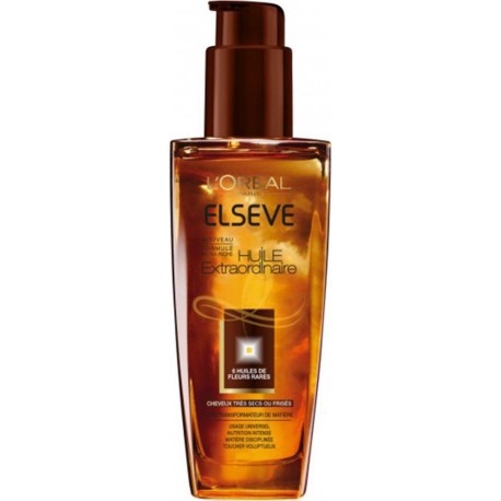 L'Oréal L’Oréal Paris Elseve Huile Extraordinaire Cheveux Très Secs ou Frisés Usage Universel 100ml (lot de 2)
