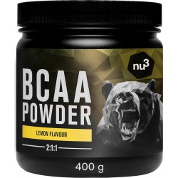 NU3 BCAA COMPLEXE PROTEINE CROISSANCE DE LA MASSE MUSCULAIRE CITRON 400g