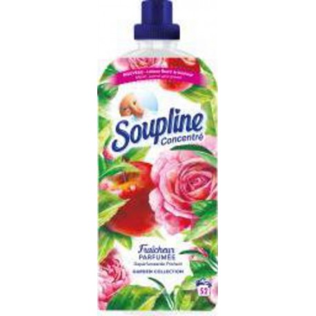 SOUPLINE Adoucissant concentré Fraîcheur Parfumé rose pomme rouge 1,2L