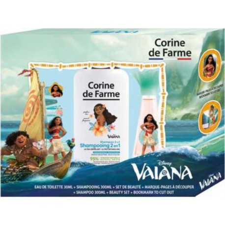 DISNEY CORINE DE FARME VAIANA SET DE TOILETTE COFFRET 330ml