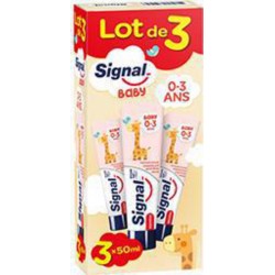 Signal Bentifrice baby 0-3ans 3x50ml 3x50ml 150ml