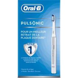 ORALB BAD ELECT.PULSONIC X1 manche + brossette