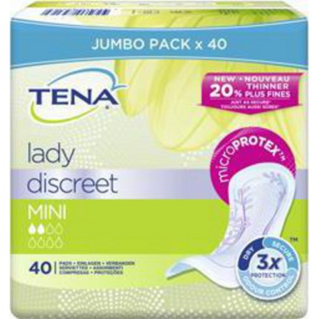 Tena Serviette Lady discreet Mini x40