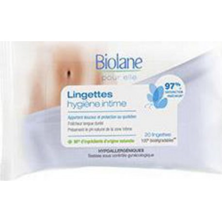 BIOLANE LINGETTE INTIMES X20 paquet 20