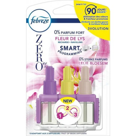 FEBREZE Recharge pour désodorisant électrique fleur de lys 20ml