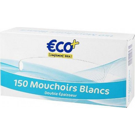 Mouchoirs en papier Eco+ Boîte x1 150 mouchoirs
