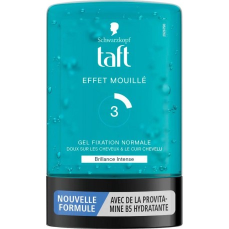 Schwarzkopf Taft Effet Mouillé Fixation Forte 3 Power Gel 300ml