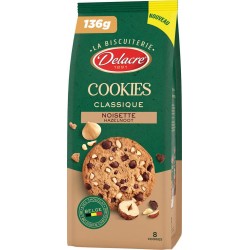 DELACRE COOKIES CLASSIQUE NOISETTE 136g