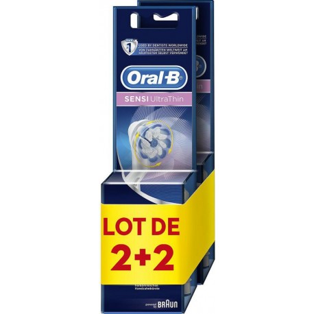 NC 2X2 BROSSETTES SENSITIVE boîte 2 brossettes