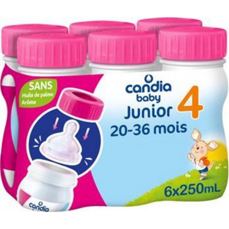 CANDIA BABY Junior 4 20-36 mois NATURE 6x25cl 1.5L (lot de 3 soit 18 bouteilles)